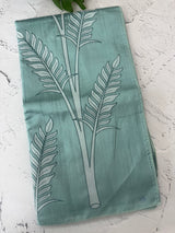 Blended Tussar silk saree with applique work- MSH193