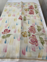 Kota silk saree with prints - MKS832