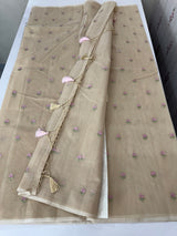 Lightweight Kota Supernet saree with embroidery MS143