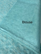 Silky kota embroidery saree MSK4333