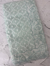 Kota Moonga saree with net applique borders MSH295- MutedBlue