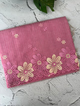 Soft Tissue kota embroidery saree MSK4660 Pink