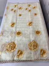 Premium Organza saree with thread work - MMG123