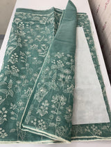 Semi Soft Organza saree with thread work MOS588