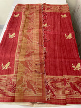 Printed Blended tussar saree - MS8635