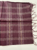 Bhagalpuri Semi tussar saree MS799 DeepMauve