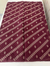 Silky kota saree with embriodery MS14808 - Wine