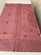 Kanta Handstitched Blended tussar silk saree MS15831