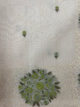 Moonga checks saree with embroidery MSH2898