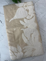 Mul chanderi saree with applique work MSH147 borders- MSH224