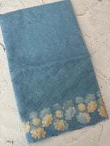 Soft Organza saree with thread work and tissue applique borders - MCW605