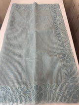 Mul chanderi saree with applique borders MSH111