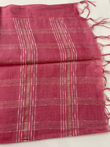 Bhagalpuri Semi tussar saree MS799 Pink