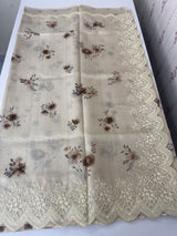 Premium Soft kota silk saree with digital prints and embroidery MKS703