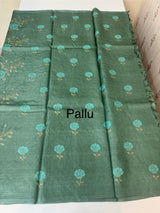 Pure desi tussar silk saree with embroidery- MTSS659