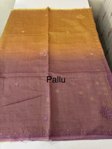 Pure Mul chanderi saree with hand chikankari work - MSM511 (9)