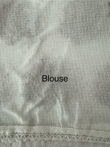 Soft kota checks saree with embroidery - MS7676
