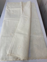 Moonga Kota checks saree with applique work MMC457