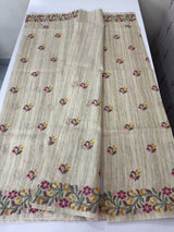 Premium Soft kota silk saree with cross stitch embroidery MSS711(3)
