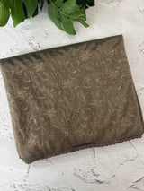 Glass tissue organza saree with embroidery MSF121 (1) Metallic Grey