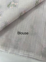 Netkota embriodery saree MS1496 DustyLavender