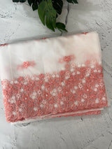 Soft Organza saree with embroidery borders - MCW895