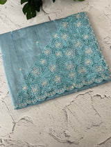 Cutwork Semi tussar saree MTSS674