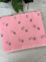 Lightweight Kota Supernet saree with embroidery MS143
