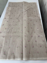 Lightweight Kota Supernet saree with embroidery MS143