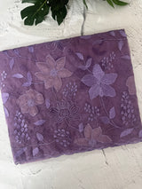 Soft Organza saree with Applique work MSLK478