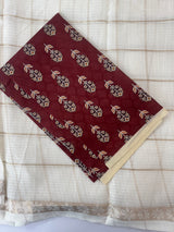 Kota checks saree with blouse MS7670
