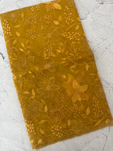 Soft Organza saree with Applique work MSLK478