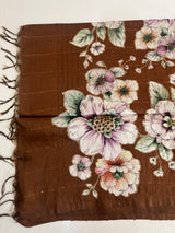 Semi tussar saree with applique work and embroidery MTS3711