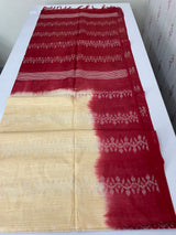Bhagalpuri Semi tussar saree with contrast pallu and blouse MS899