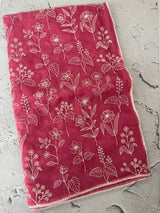 Semi Soft Organza saree with thread work MOS588