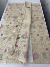 Mul chanderi saree with embroidery - MS14899 Beige