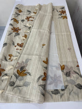Silky kota saree with kanta work and french knots MSK4389