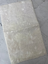 Soft Organza saree with Applique work MSLK478