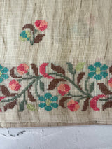 Premium Soft kota silk saree with cross stitch embroidery MSS711 (2)