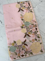 Chanderi cotton saree with embroidery borders - MSH4545 PastelPink