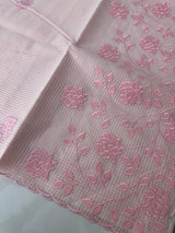 Moonga Kota checks saree with applique work MMC457