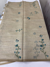 Kanta Handstitched Blended tussar silk saree MS15844