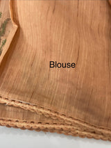 Blended matka Tussar silk saree with embroidery MS4856