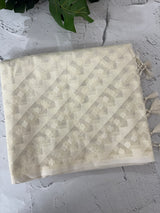 Fancy Net saree with thread work MSH271- Ivory 4