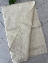 Premium Kota saree with chikankari inspired embroidery MS10303 Offwhite