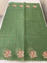 Kota checks saree with embroidery MS7645