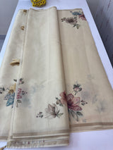 Tissue tussar saree with french knots, sequence and bead work - MS19965 (1)