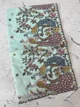 Kota silk saree embroidery MKS15452 - PastelBlue
