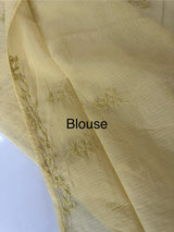 Premium NetKota saree with Hand Chikankari work MSH246