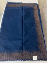 Semi Organza saree with embroidery borders - MSH296